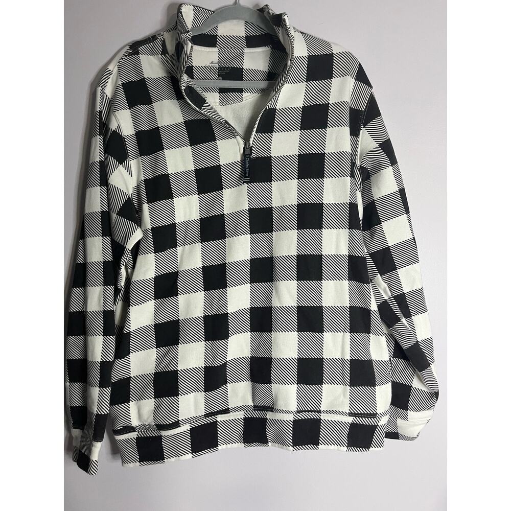 Charles River Apparel Buffalo Plaid Half Zip Pullover